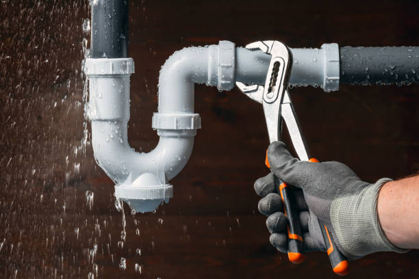 Professional Leak Detection technician working in Westwood, MA